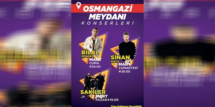 Osmangazi Meydanı’nda coşku sürüyor