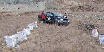 Tuz çalısı deneme sahası oluşturuldu