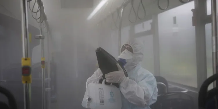 Otobüslere nano gümüş dezenfekte