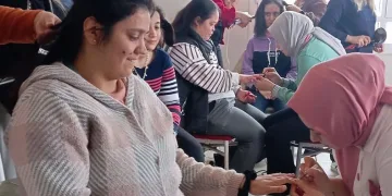 Kozan’da özel çocuklara kuaförlük kursu