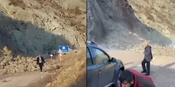 Heyelana aldırış etmeden yürüdü
