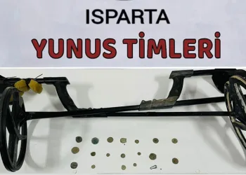 Tarihi eserle yakalanan 2 şahsa işlem yapıldı