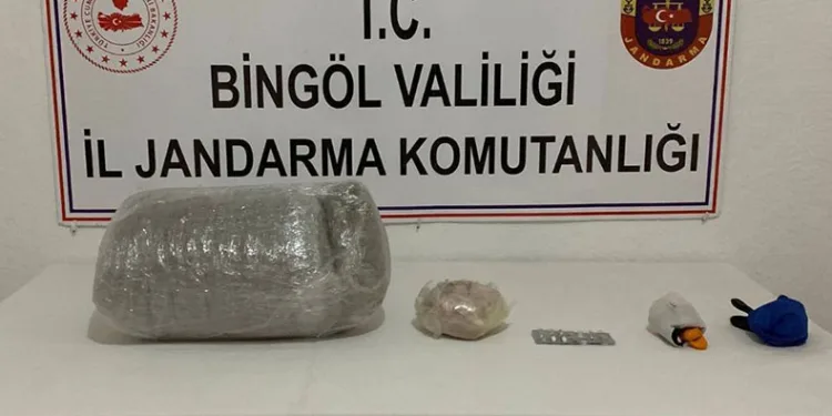 Bingöl’de uyuşturucu madde ele geçirildi
