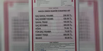 Havza’da berber ücretlerine zam