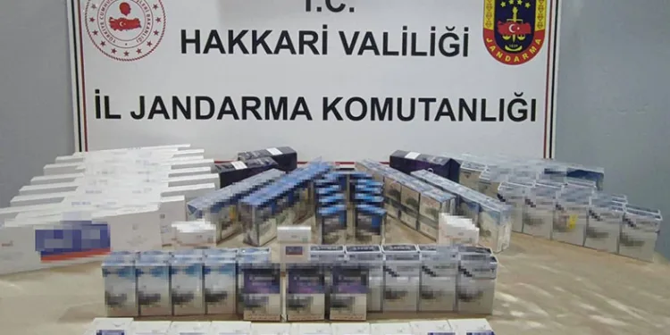 Hakkari’de kaçakçılık operasyonu