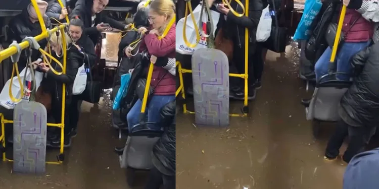 Antalya’da su dolu alt geçitte mahsur kaldılar