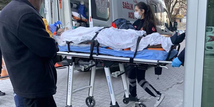 Konya’da attan düşen kişi ağır yaralandı