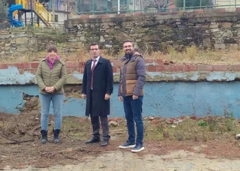 Sarıgöl’de bir okulun daha yıkımı gerçekleştirildi