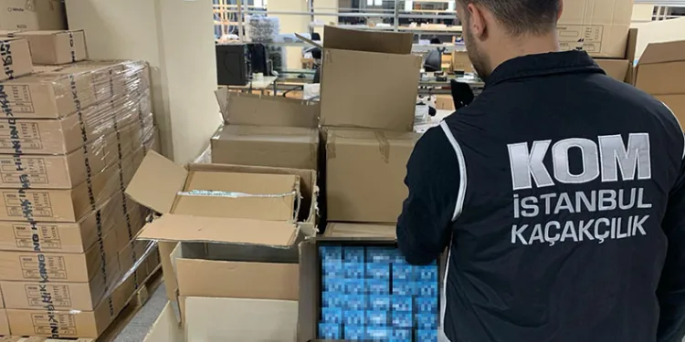 Beylikdüzü’nde kaçakçılık operasyonu