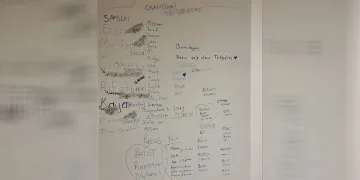 Tamamı boyanan hastanenin duvarı boyanmadı