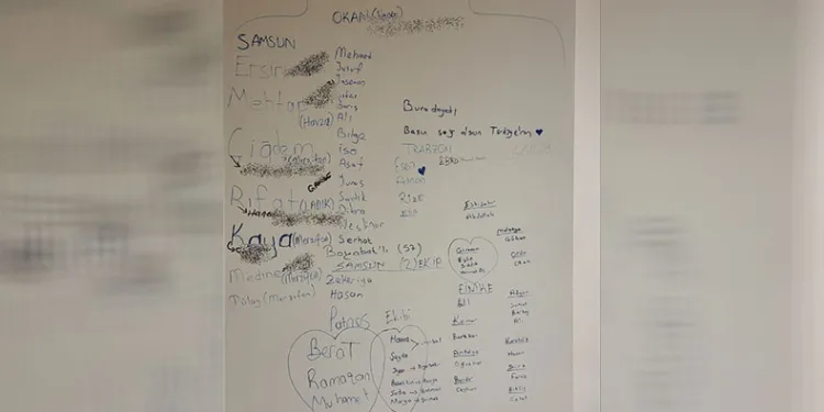Tamamı boyanan hastanenin duvarı boyanmadı