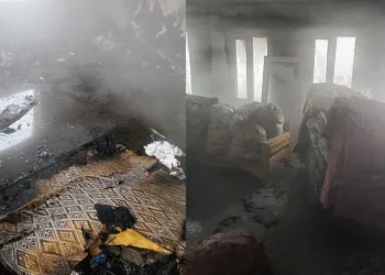 Kahramanmaraş’ta ikamet yangını