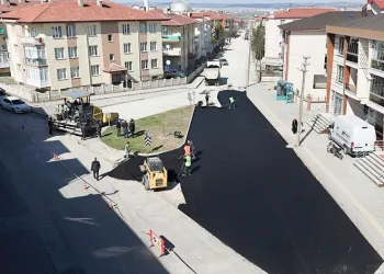 Mescid-i Aksa Caddesi asfaltlanıyor