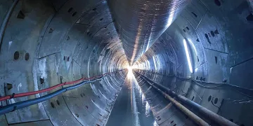 Yoncalı Barajı tünelinde ışığa 1 kilometre kaldı