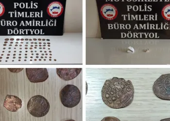 Hatay’da 81 adet sikke ele geçirildi