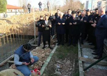 Merinos Polis Merkezi Amirliği binasının temeli atıldı