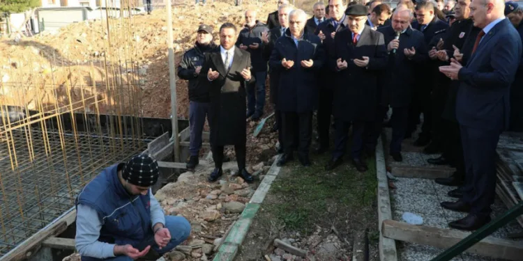 Merinos Polis Merkezi Amirliği binasının temeli atıldı