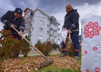 Karesi’de budanan dallar gübre oluyor