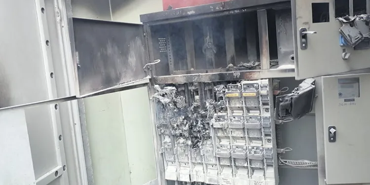 Kars’ta trafo yangını