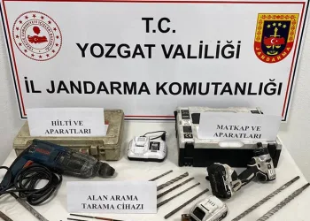 Yozgat’ta kaçak kazıya suçüstü