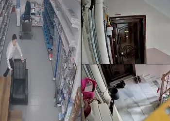 Gemlik depreminin kameraya yansıyan yeni görüntüleri