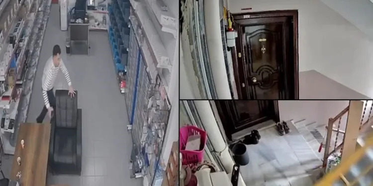 Gemlik depreminin kameraya yansıyan yeni görüntüleri