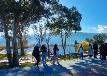 İstanbullu öğrenciler, Kuşadası’nın doğal peyzajına hayran kaldı