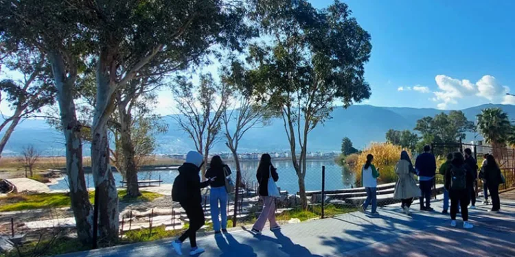 İstanbullu öğrenciler, Kuşadası’nın doğal peyzajına hayran kaldı