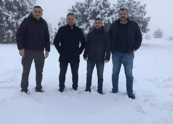 Kar yağışını duyanlar soluğu o köyde aldı