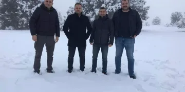 Kar yağışını duyanlar soluğu o köyde aldı
