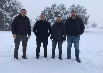 Kar yağışını duyanlar soluğu o köyde aldı