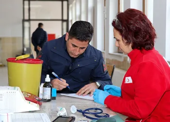 Jandarmadan kan bağışında farkındalık faaliyeti