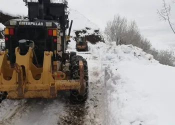 Kardan kapalı olan 130 yolun 60’ı açıldı