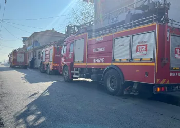Erbaa’da tek katlı evde yangın