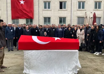 Şehit Kılavuz Kaptan Oğuz Kök için tören düzenlendi