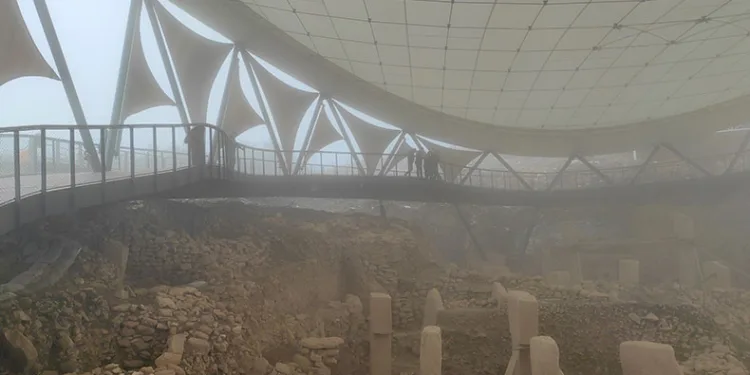 Göbeklitepe sis ile kaplandı