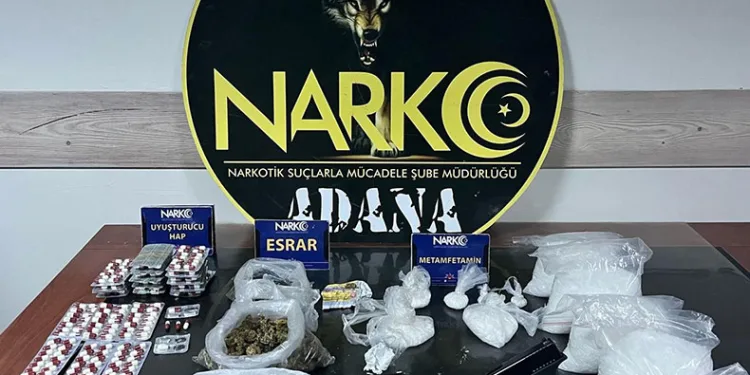 Adana’da 4 kilo metamfetamin ele geçirildi