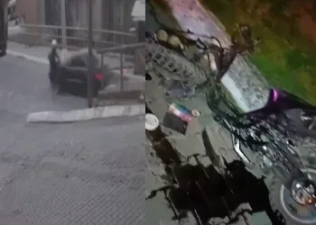 Motosiklet sürücüsünün ölümden döndüğü kaza