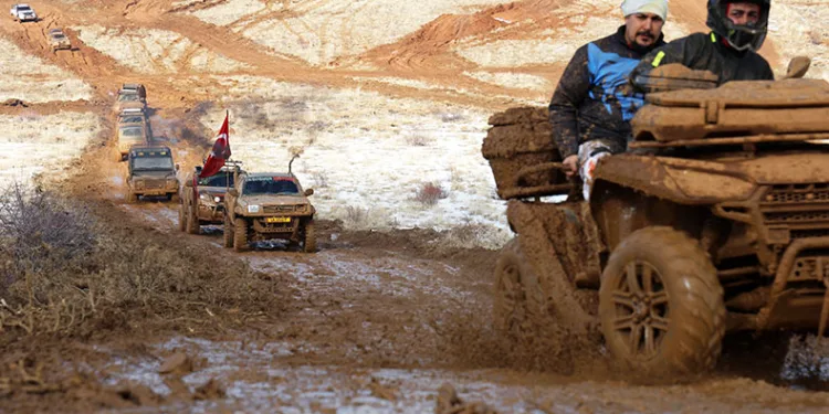 Hazarbaba Dağı’nda Off-Road rüzgarı