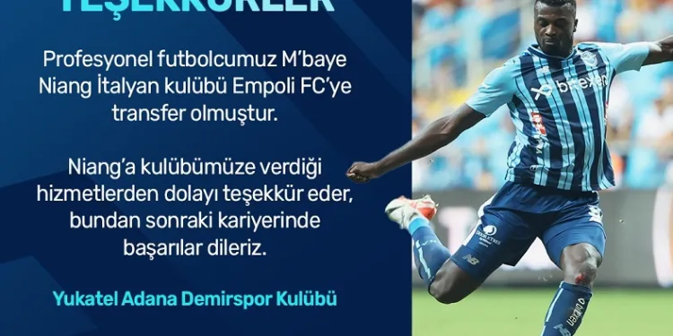 Adana Demirspor’da M’Baye Niang ile yollar ayrıldı