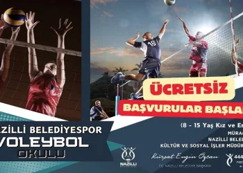 Nazilli Belediyespor Voleybol Okulu kayıtları başladı