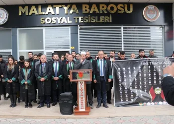 Malatya Barosu, depremde hayatlarını kaybedenleri unutmadı