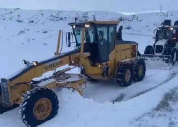 Saray’da karla mücadele çalışmaları devam ediyor