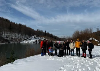 Eskişehirli doğa tutkunları Bursa’da 17 kilometre yürüdü