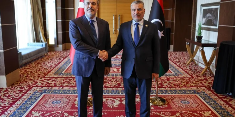 Dışişleri Bakanı Hakan Fidan, Libya Yüksek Devlet Konseyi Başkanı Takala ile görüştü