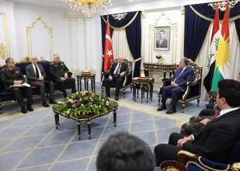 Milli Savunma Bakanı Yaşar Güler, Irak Kürt Bölgesel Yönetimi Rebar Ahmet Halit ile görüştü