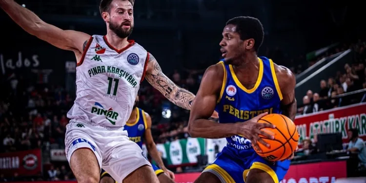 FIBA Şampiyonlar Ligi: P. Karşıyaka: 93 – Peristeri: 88