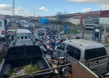 73 tescilsiz motosiklet trafikten men edildi