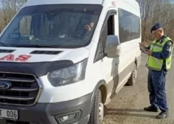 Kırklareli’nde okul servislerine denetim