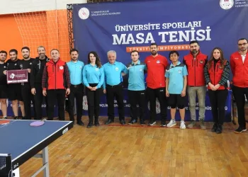 Üniversite Sporları Masa Tenisi Türkiye Şampiyonası Kırşehir’de başladı